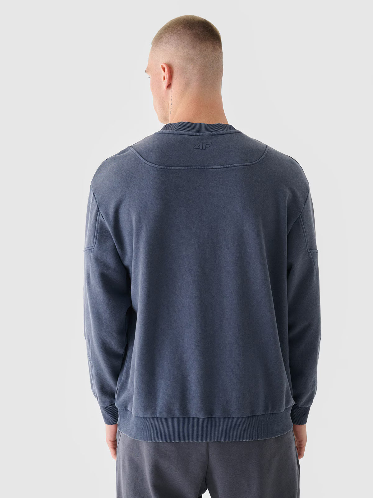Bluza dresowa oversize bez kaptura męska 4F x Robert Lewandowski