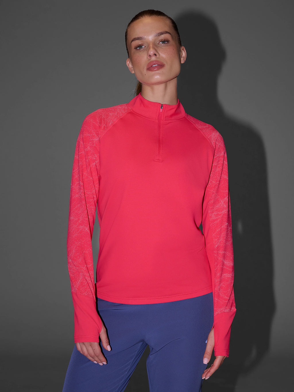 Bluza do biegania regular szybkoschnąca damska