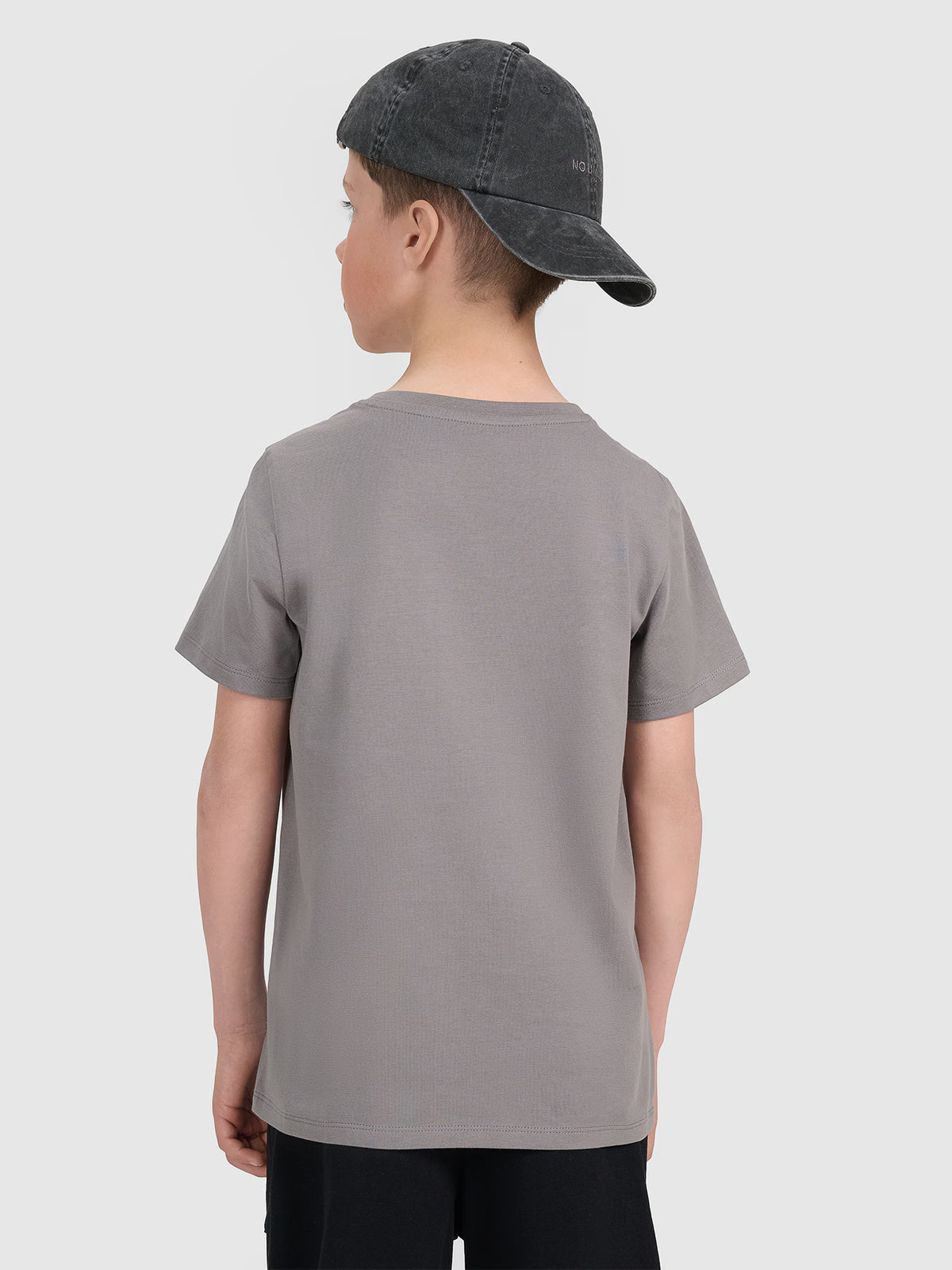 T-shirt regular gładki chłopięcy