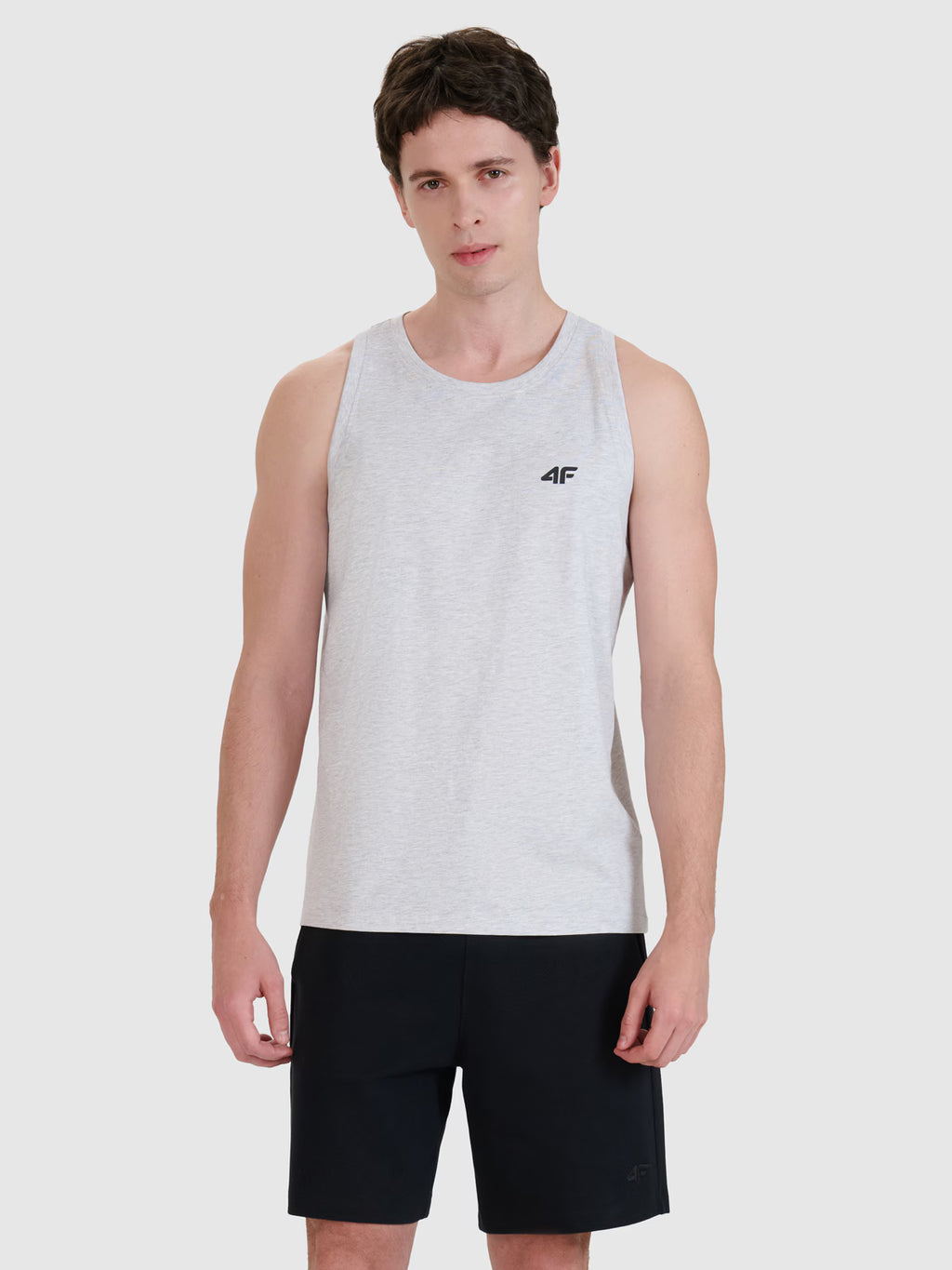 Tank top regular gładki męski