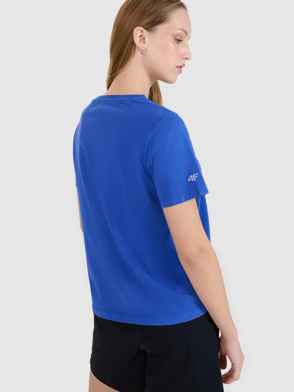 T-shirt regular z nadrukiem damski