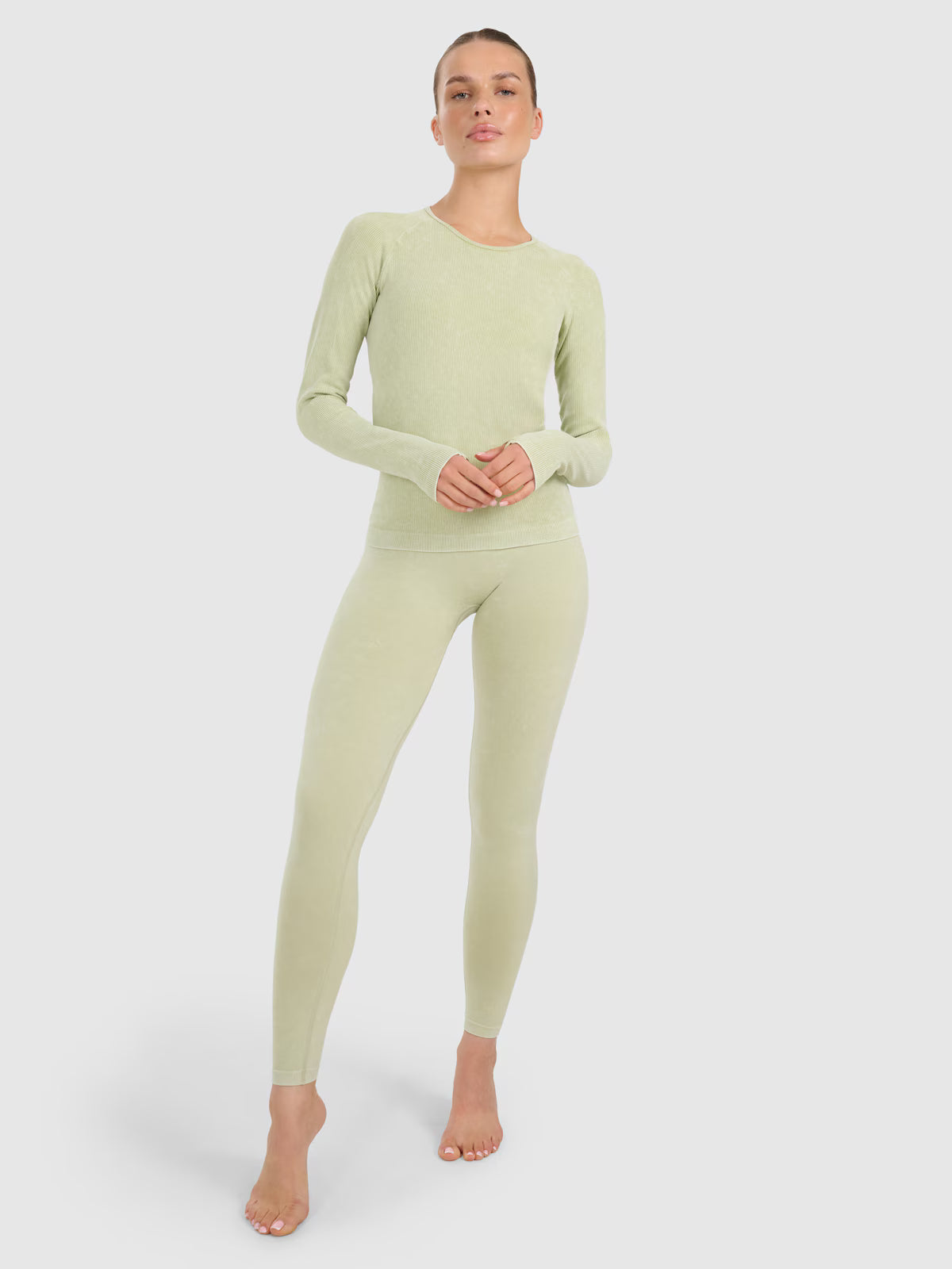 Longsleeve slim do jogi i pilatesu szybkoschnący damski