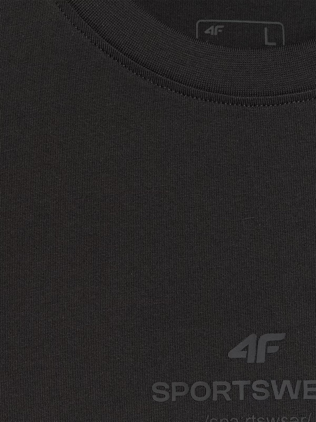 T-shirt regular z nadrukiem męski