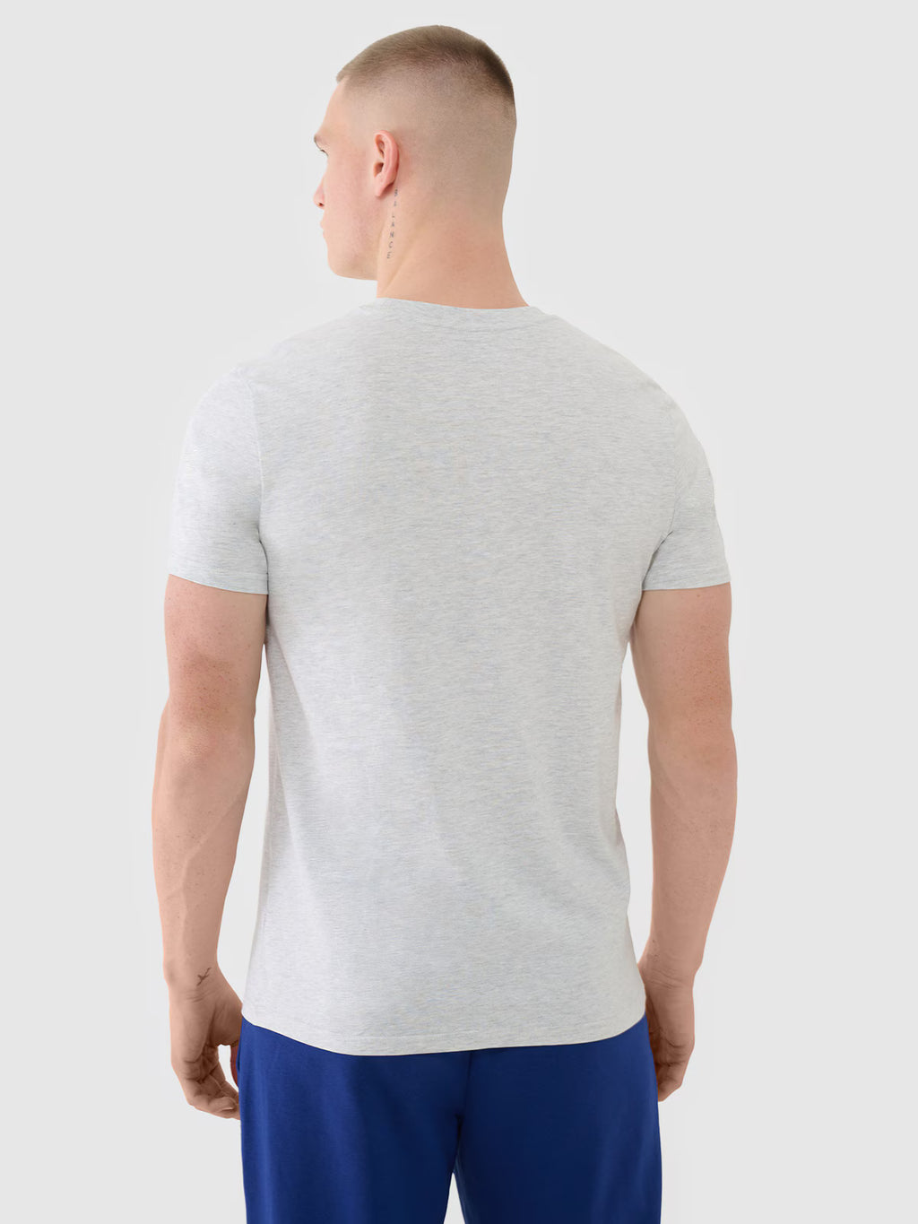T-shirt regular gładki męski