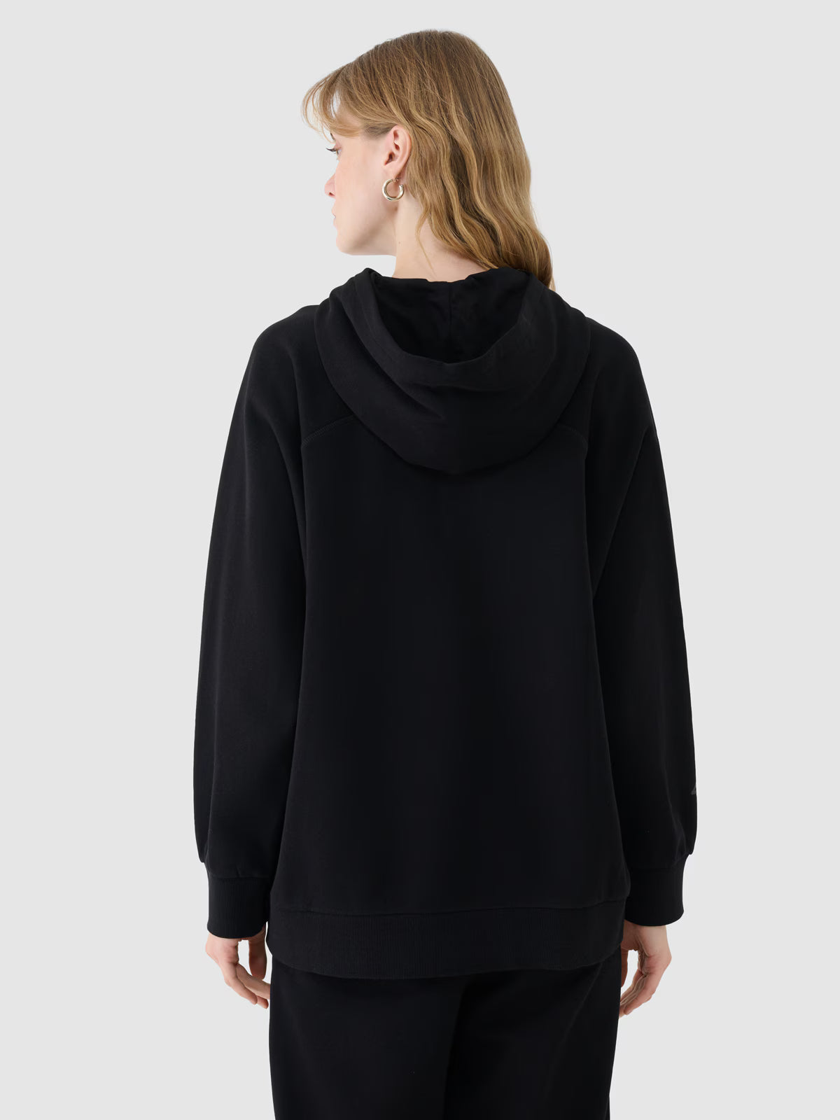 Bluza dresowa nierozpinana z kapturem damska