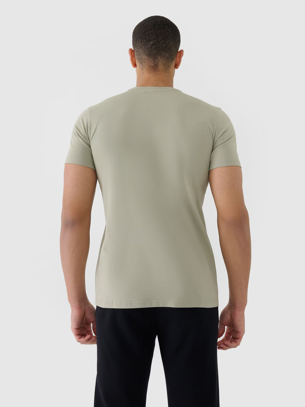T-shirt regular gładki męski