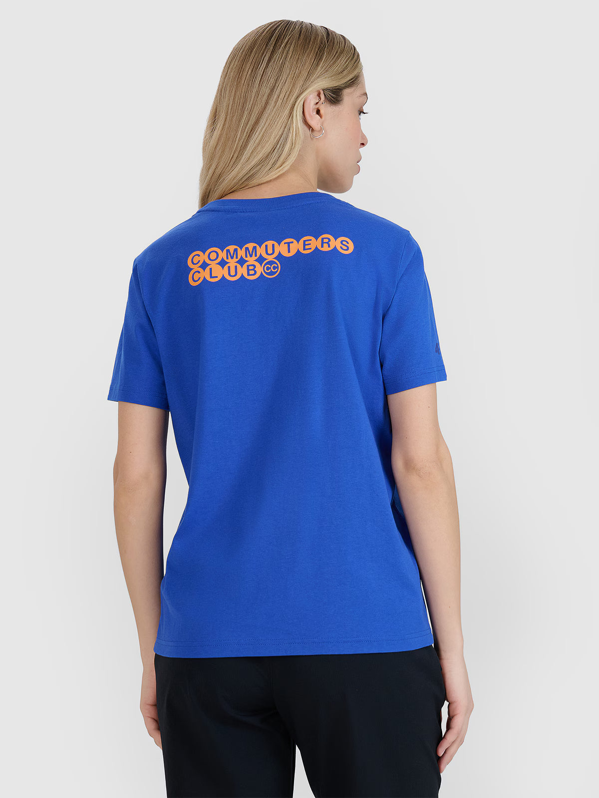 T-shirt oversize z nadrukiem damski