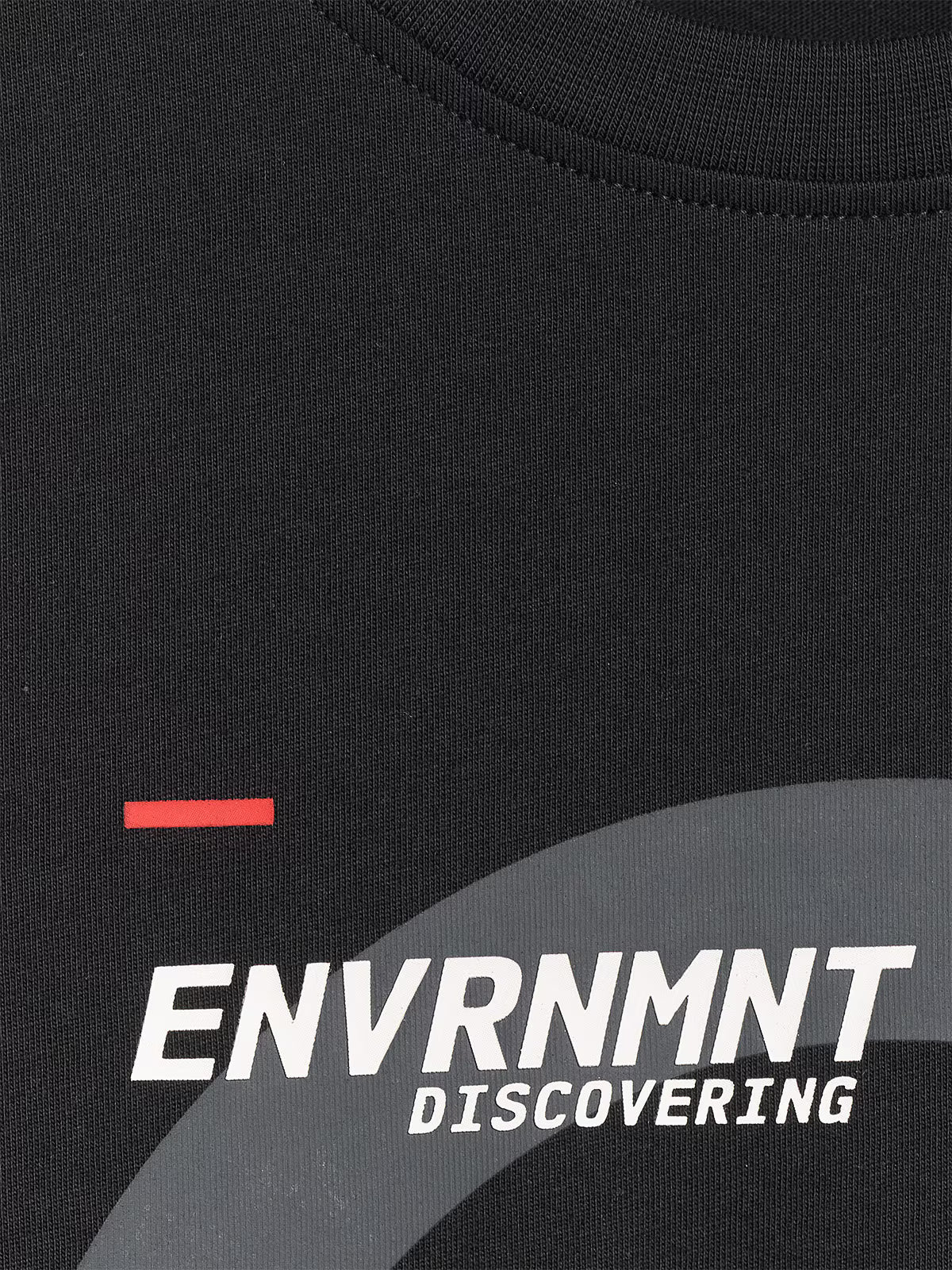 T-shirt regular z nadrukiem męski