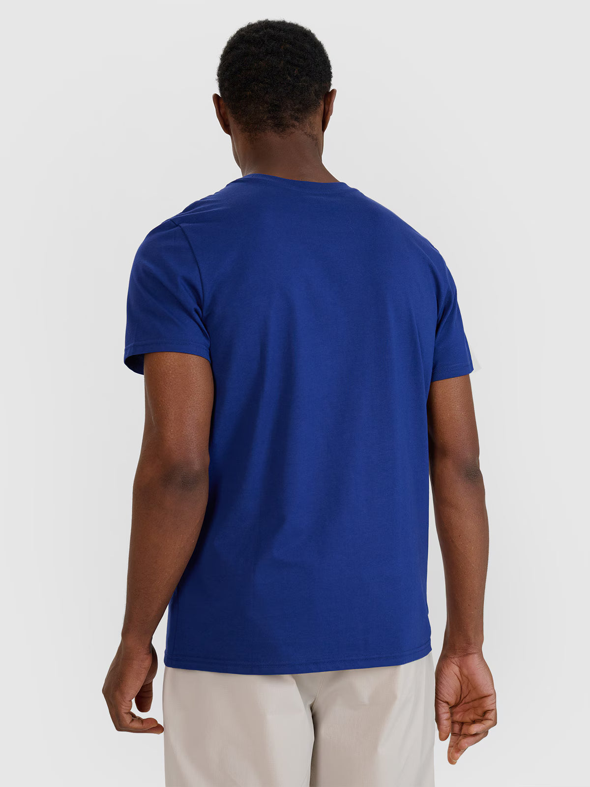 T-shirt regular gładki męski