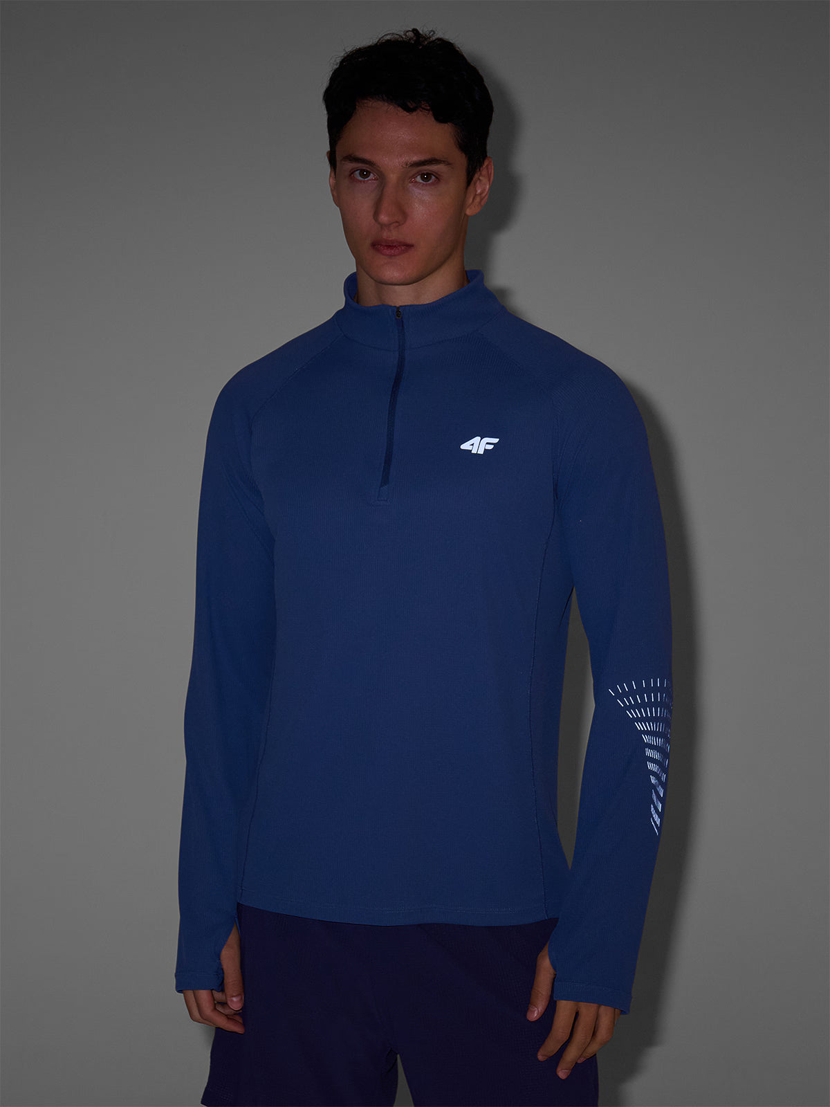 Longsleeve do biegania w terenie szybkoschnący męski