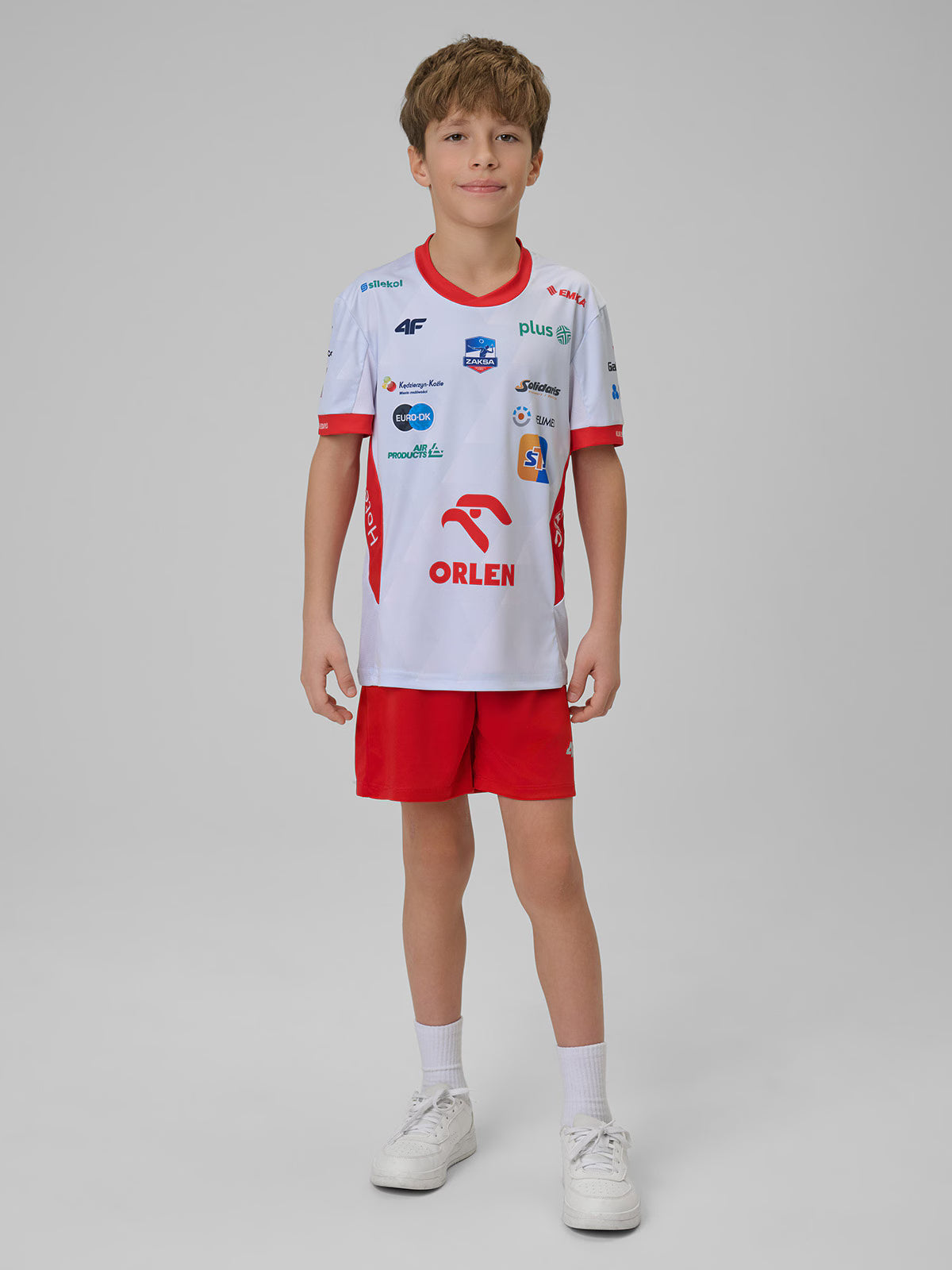 Koszulka meczowa replika domowa z sezonu 2025-26 dziecięca 4F x ZAKSA Kędzierzyn-Koźle