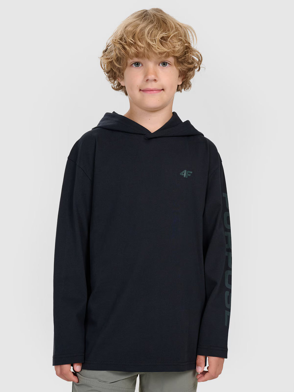Longsleeve regular z nadrukiem chłopięcy