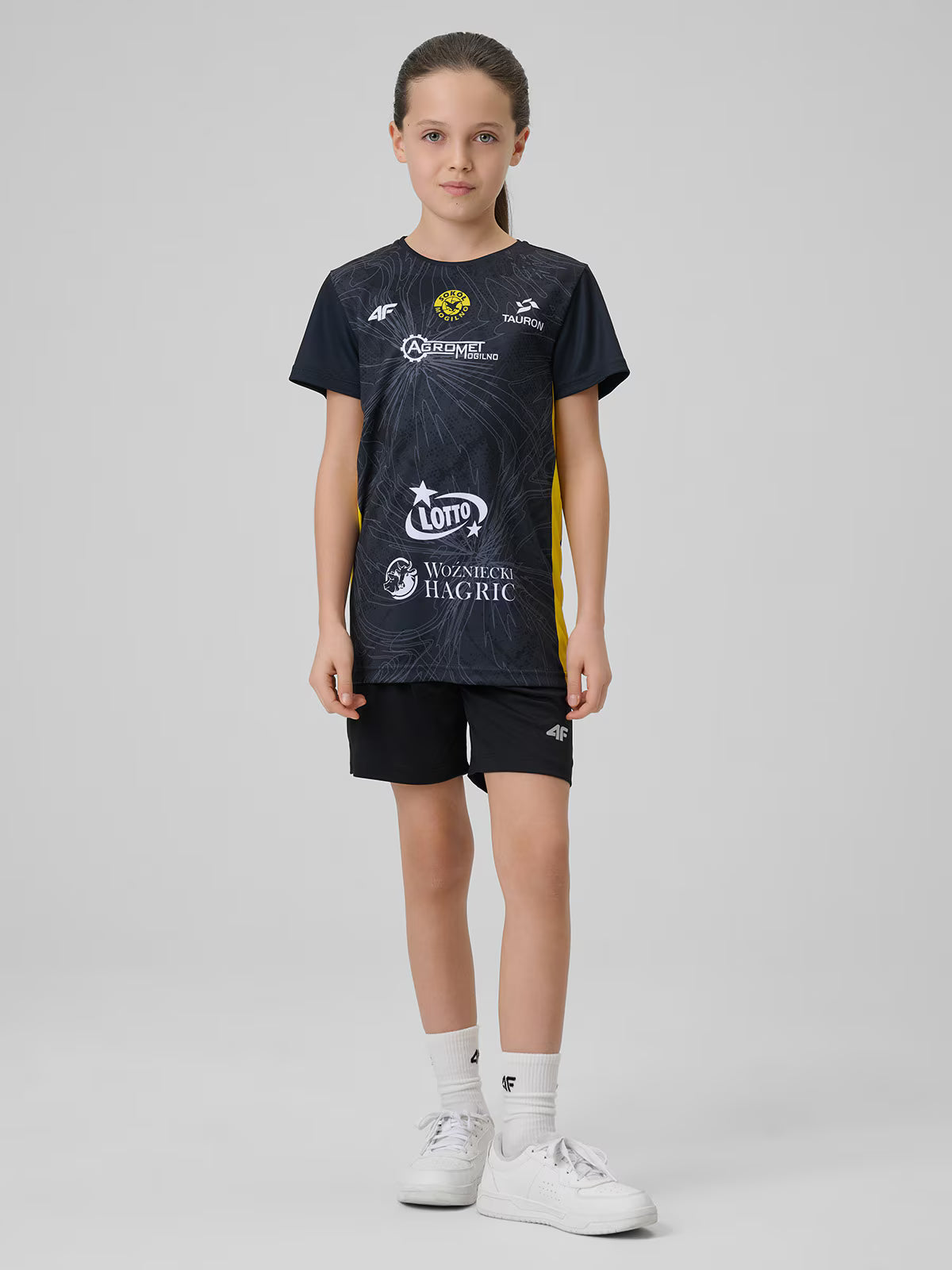 Koszulka meczowa replika domowa z sezonu 2025/26 dziecięca 4F x Sokół & Hagric Mogilno