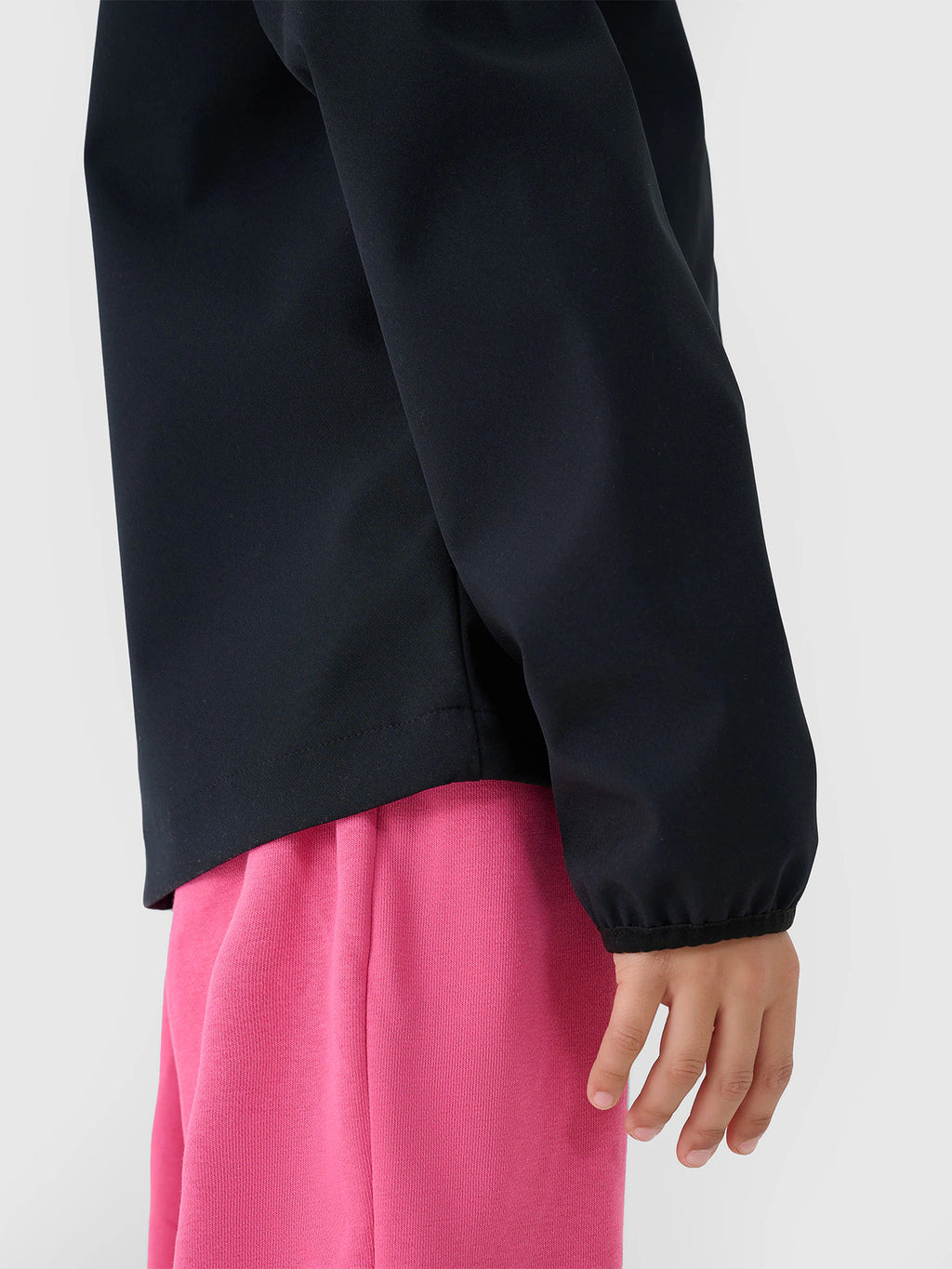 Kurtka softshell wiatroodporna membrana 5000 dziewczęca