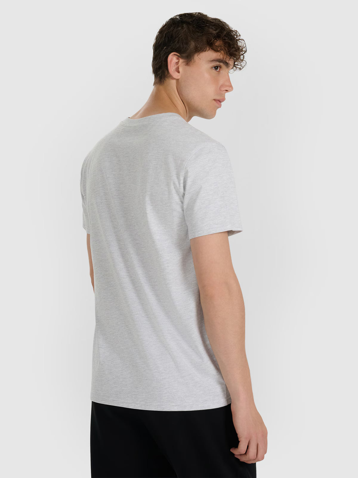 T-shirt regular z nadrukiem męski