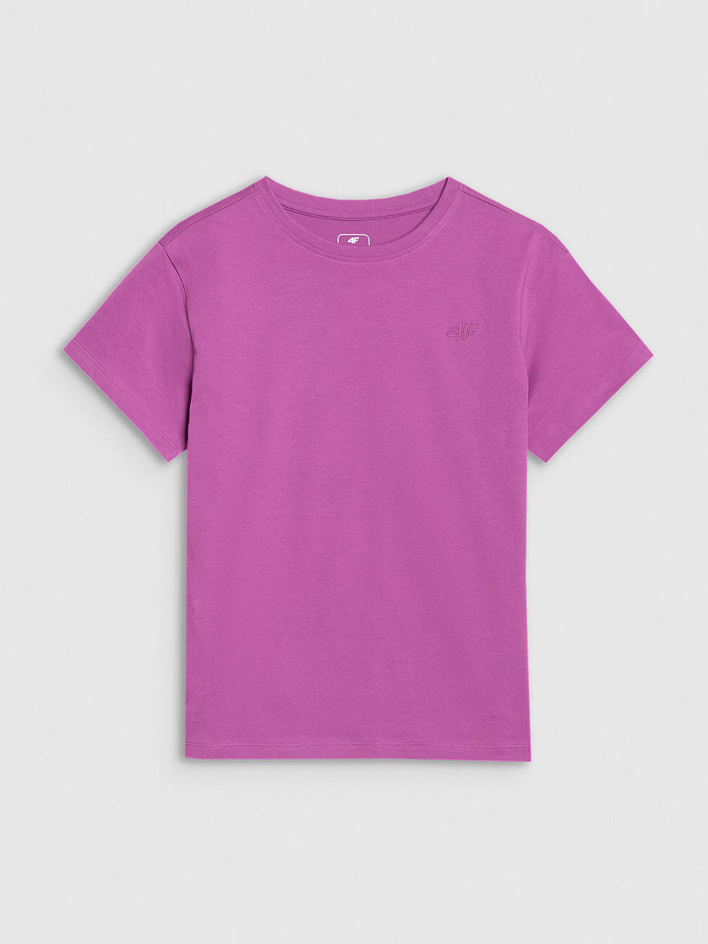 T-shirt oversize gładki dziewczęcy