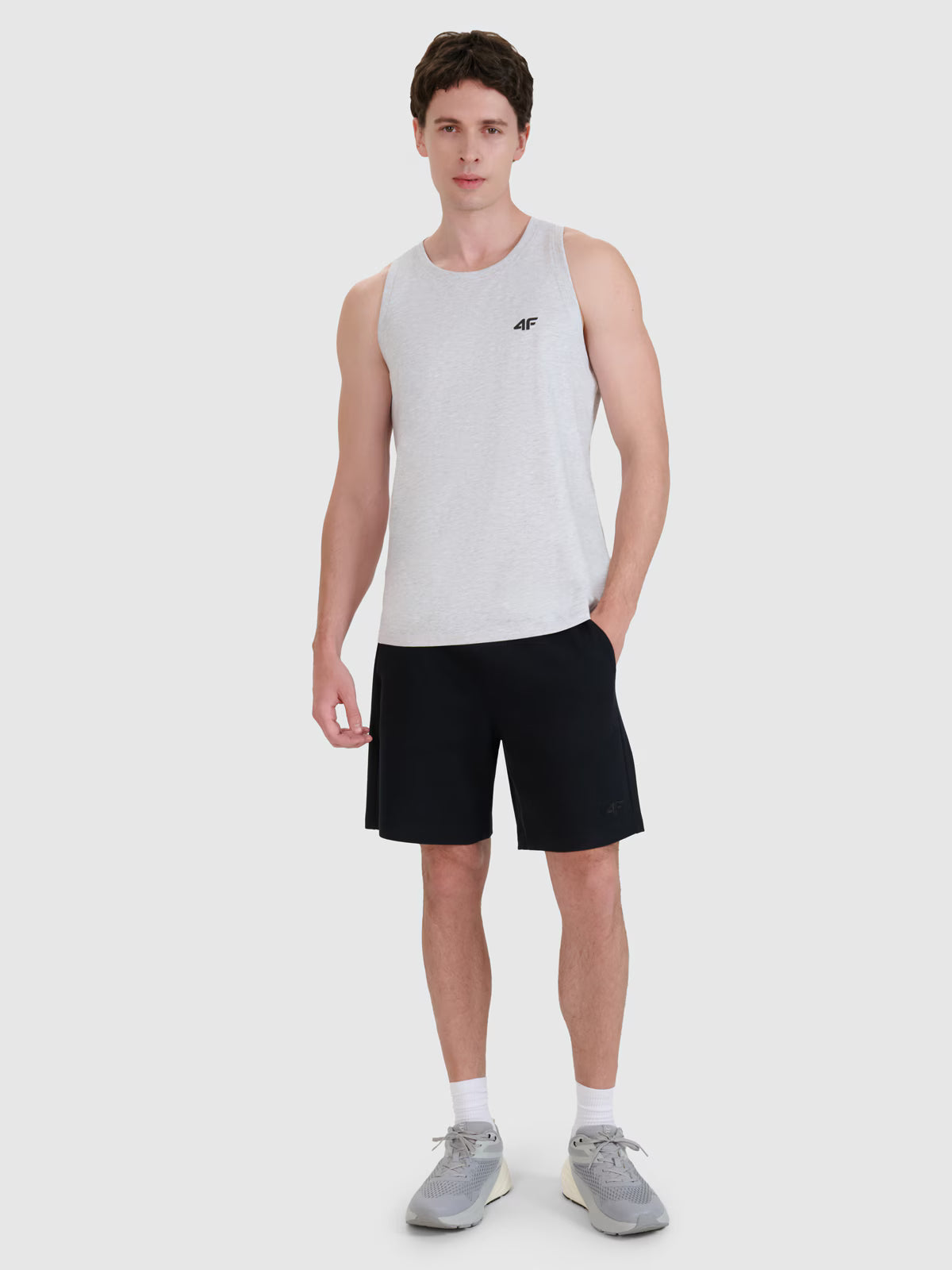 Tank top regular gładki męski