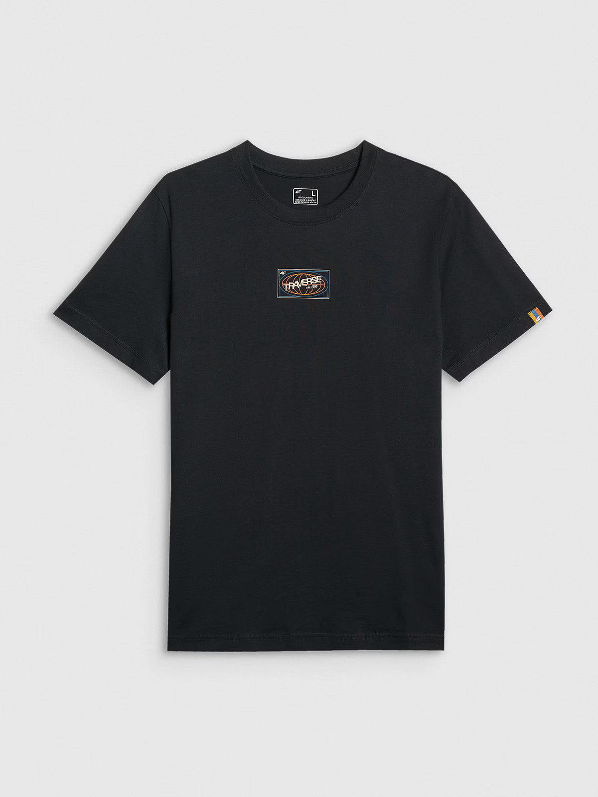 T-shirt regular z nadrukiem męski