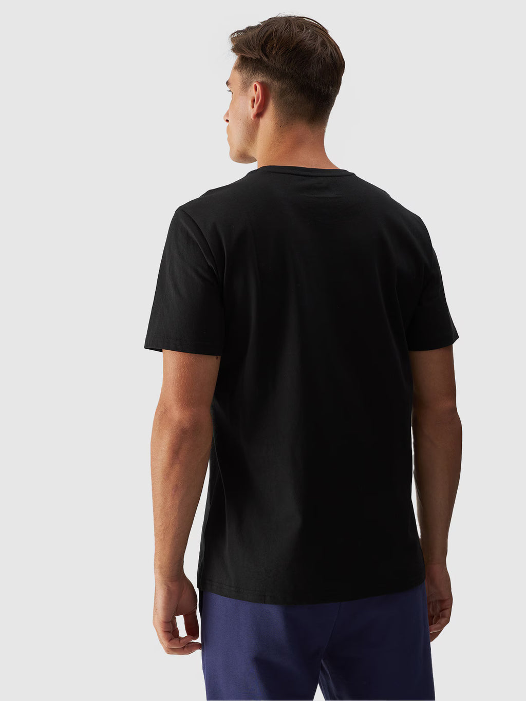 T-shirt regular z nadrukiem męski