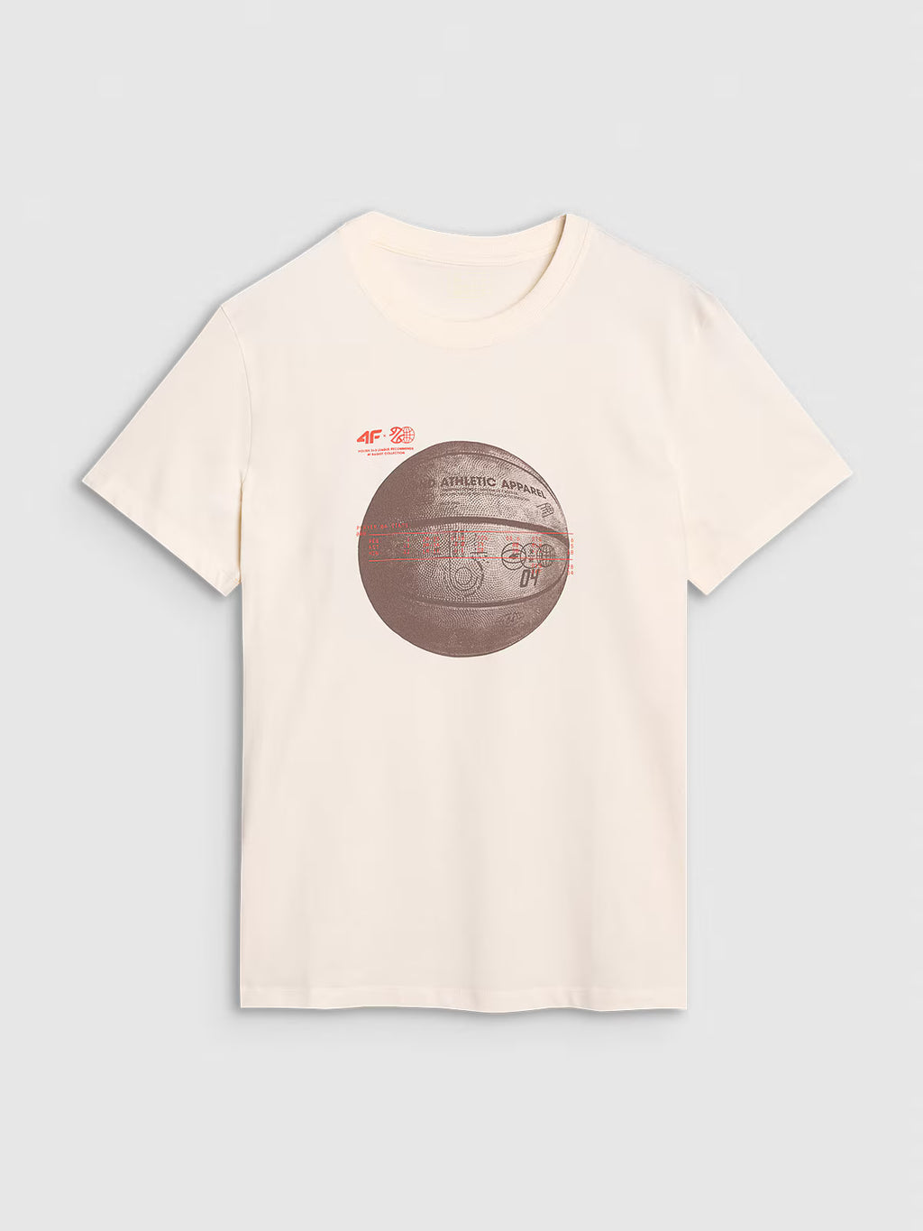 T-shirt regular z nadrukiem męski