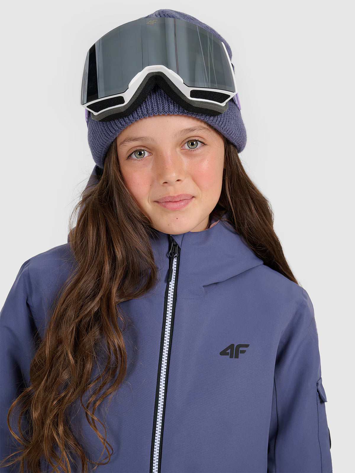Kurtka snowboardowa membrana 8000 dziewczęca