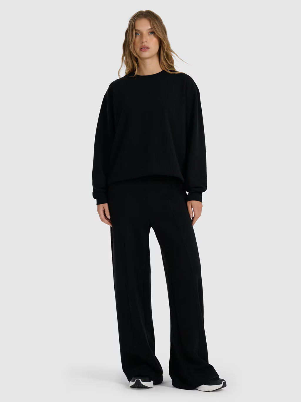 Bluza dresowa nierozpinana z modalem damska