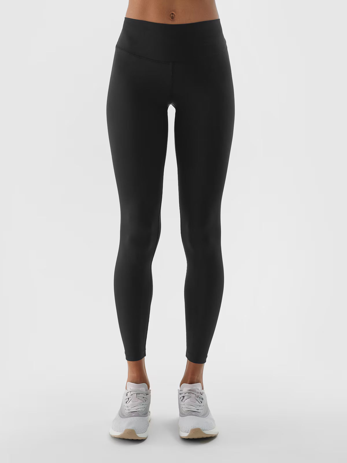 Legginsy treningowe ze średnim stanem damskie