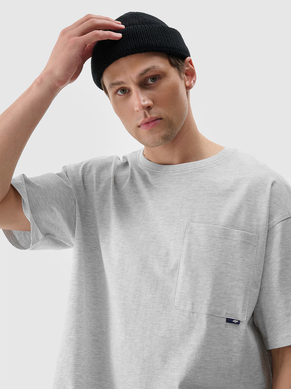 T-shirt oversize gładki uniseks
