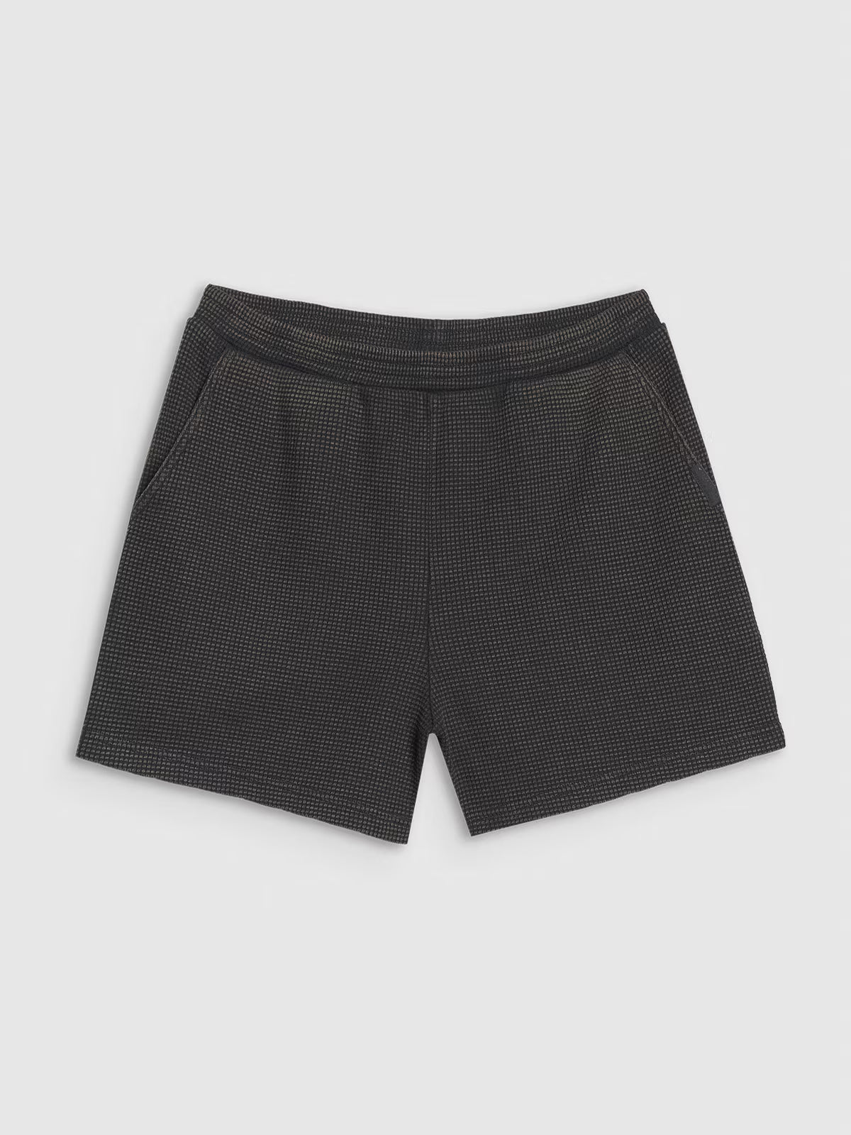 Spodenki casual z dzianiny waflowej damskie