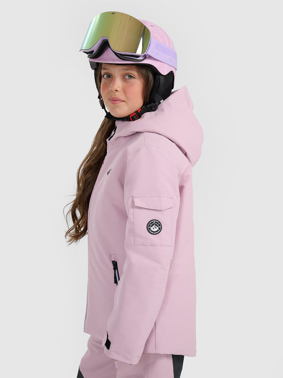 Kurtka snowboardowa membrana 8000 dziewczęca