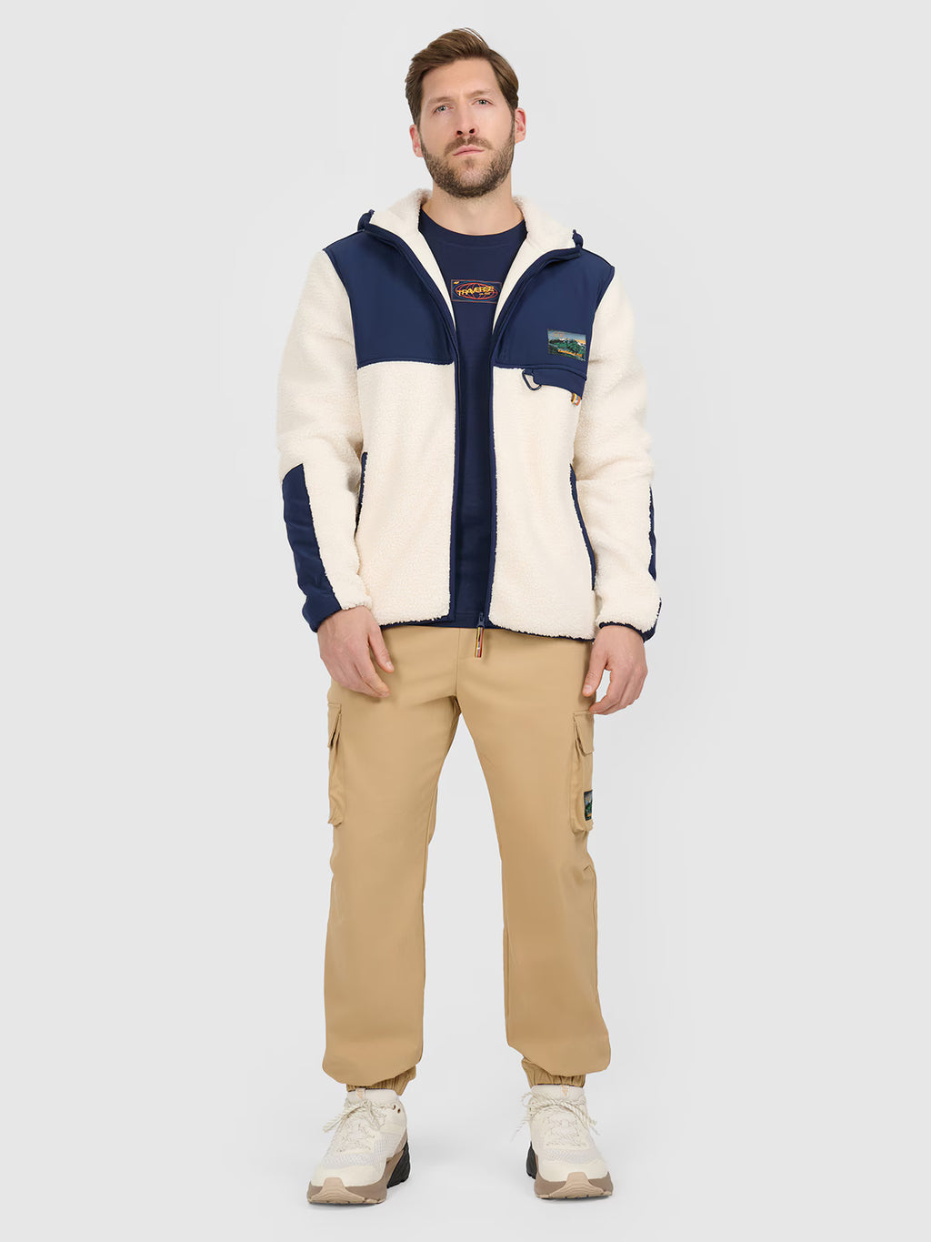 Polar sherpa regular z kapturem męski