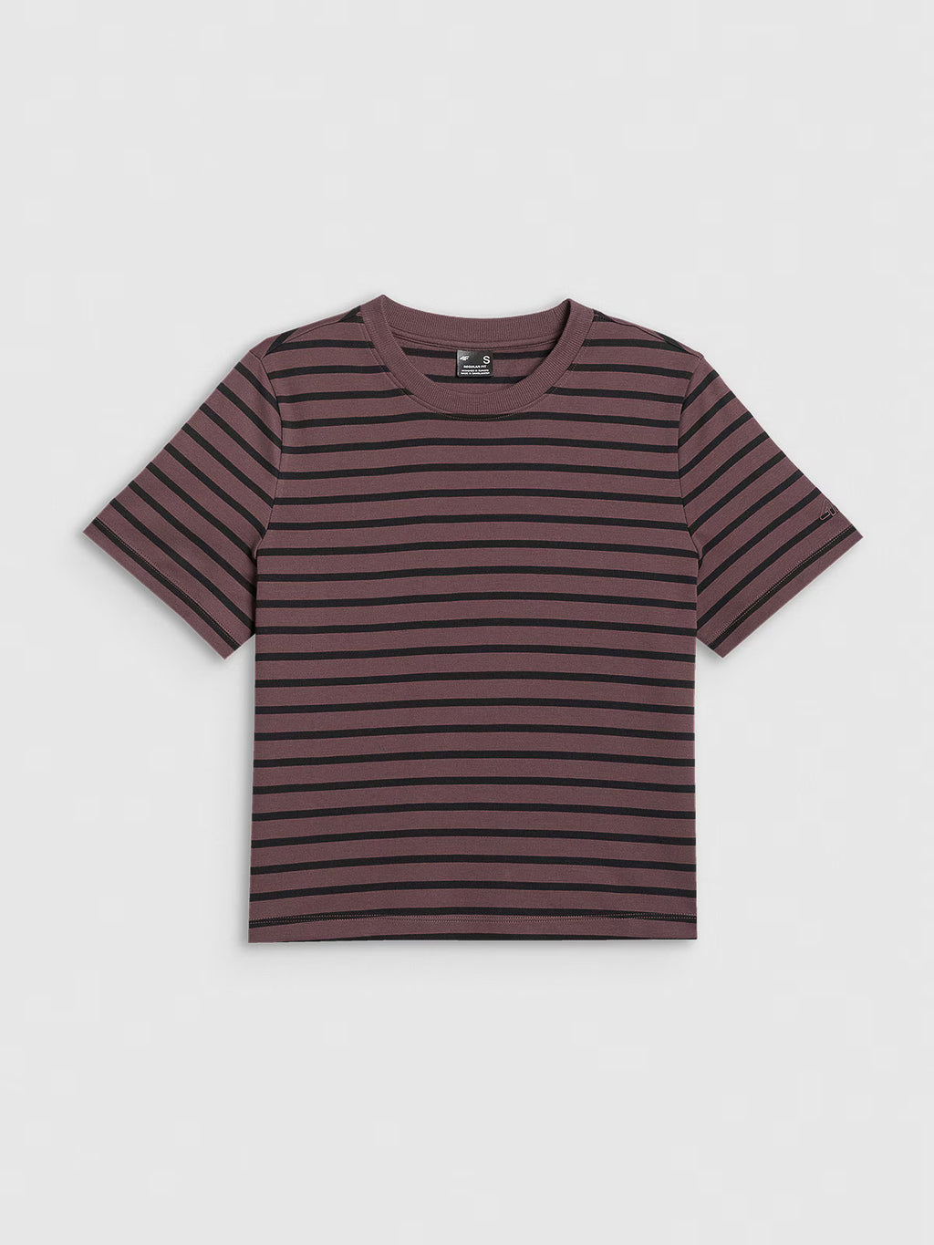 T-shirt regular gładki damski