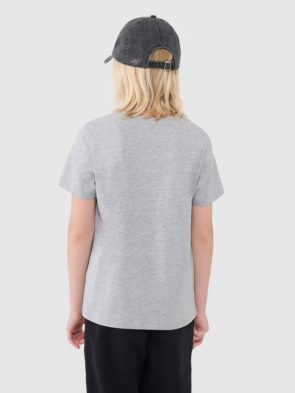 T-shirt regular gładki chłopięcy