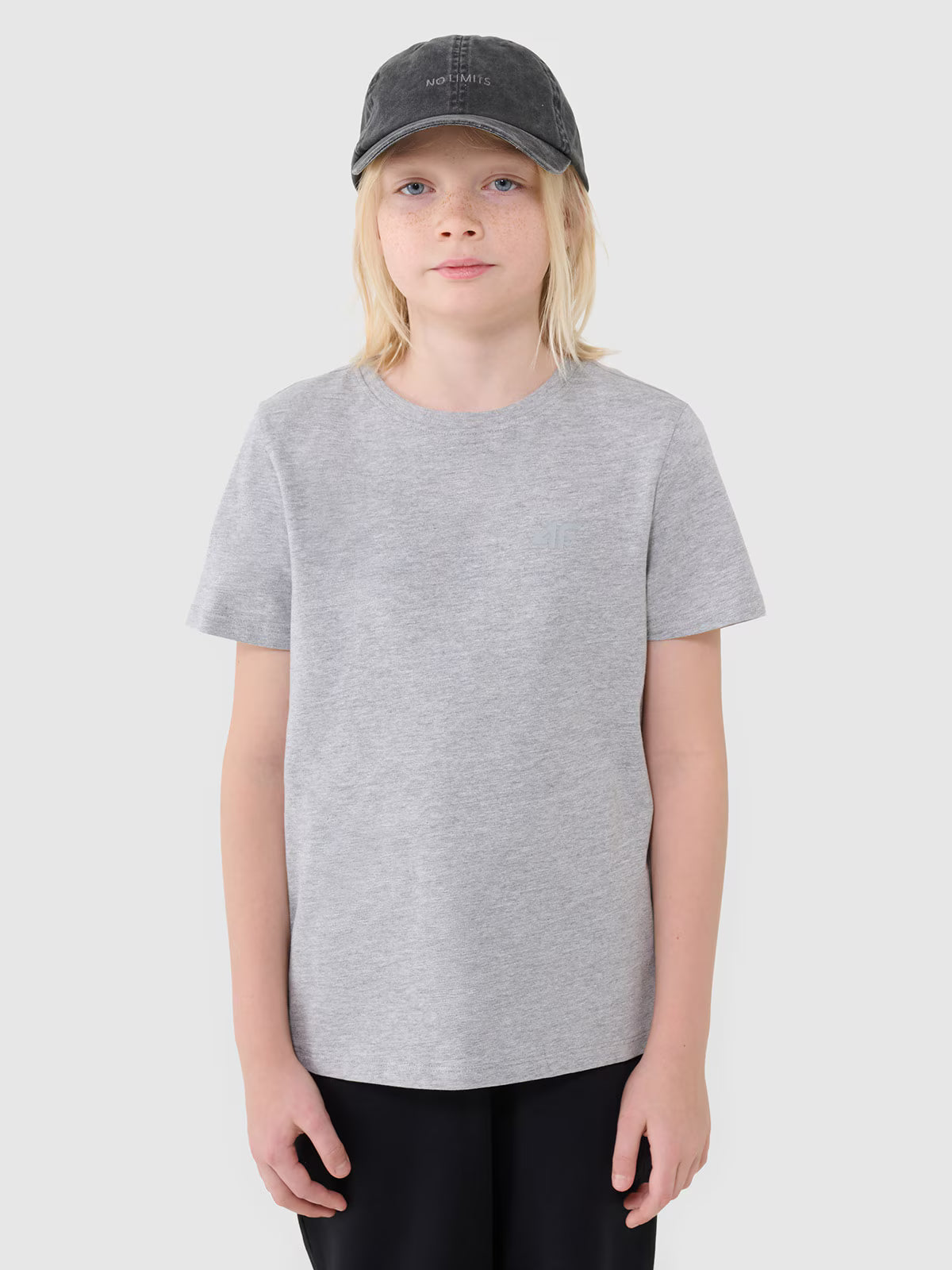 T-shirt regular gładki chłopięcy