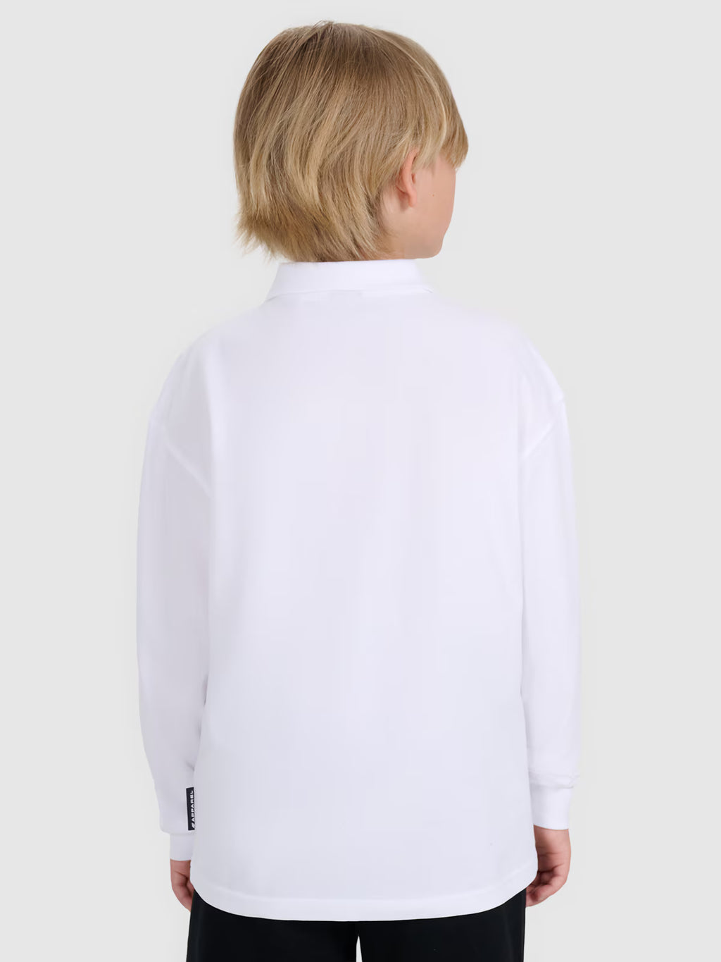 Longsleeve polo regular chłopięcy