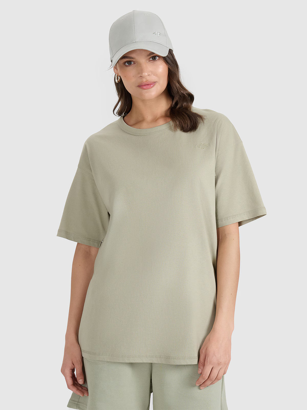 T-shirt oversize gładki uniseks