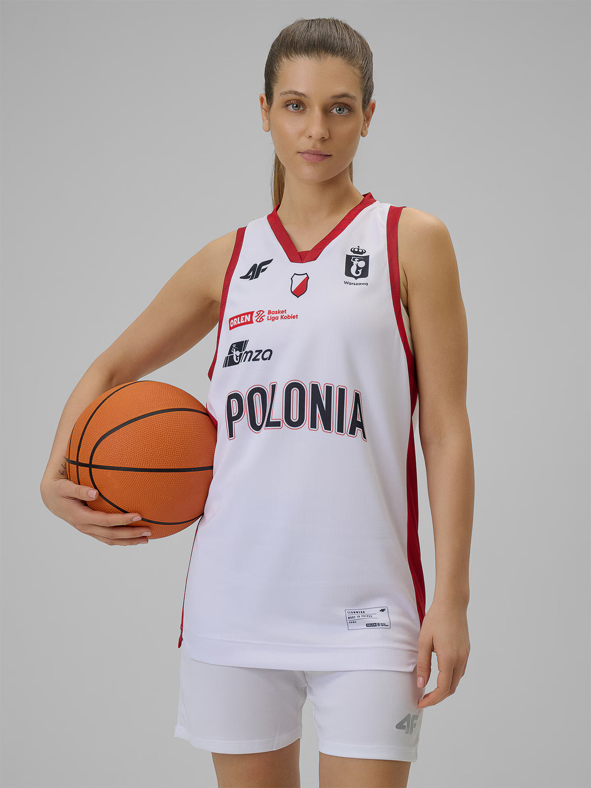 Koszulka meczowa replika domowa z sezonu 2025/26 damska 4F x Polonia Warszawa