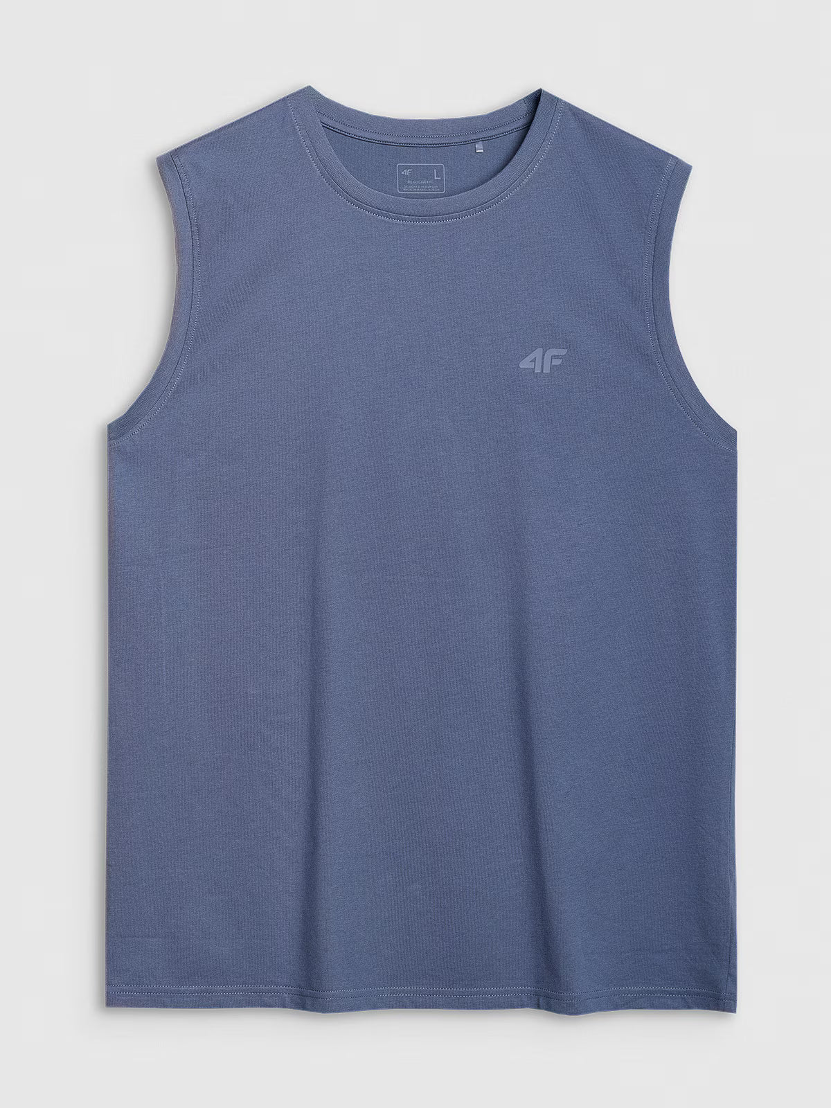 Tank top regular gładki męski