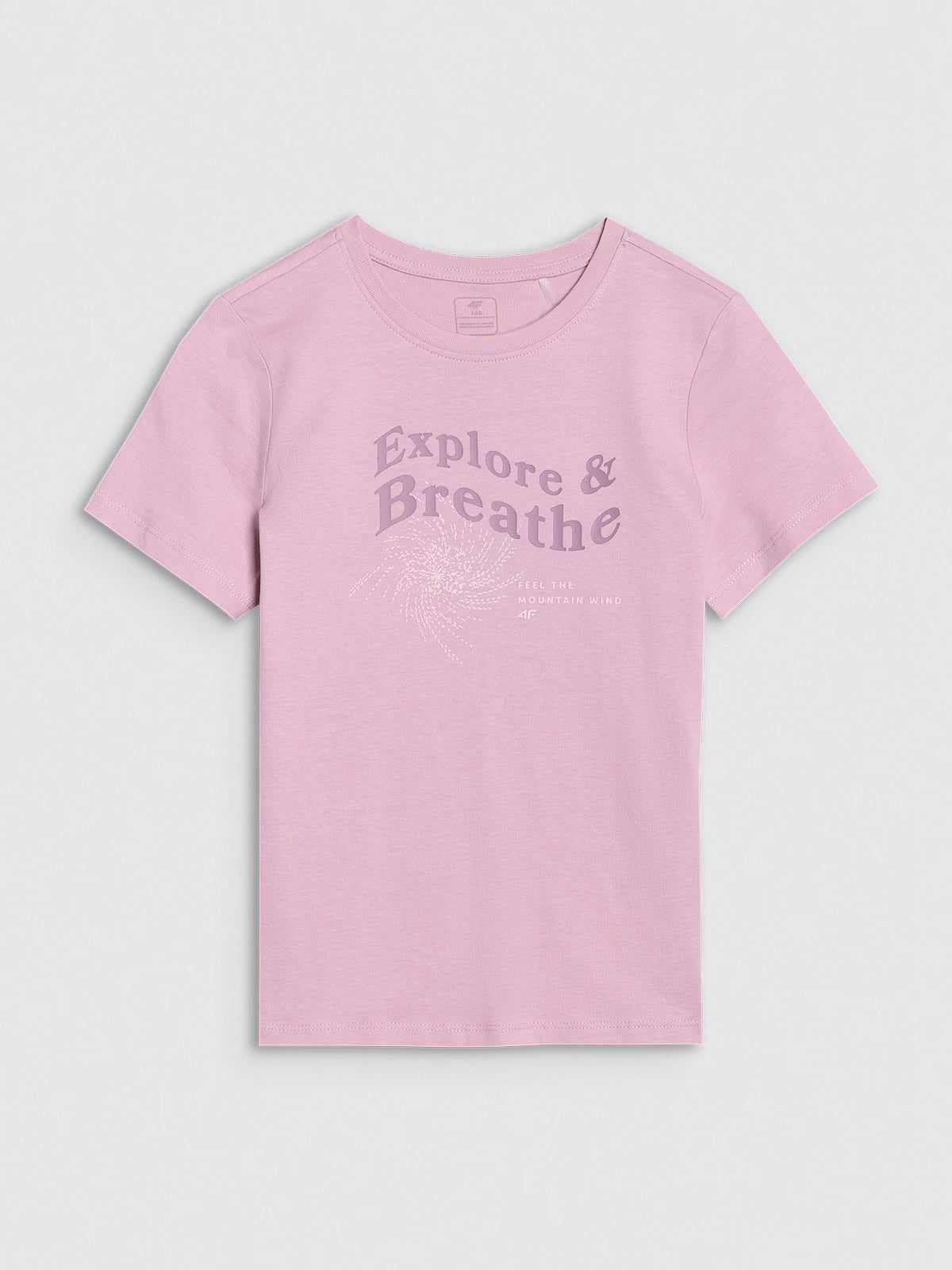 T-shirt regular z nadrukiem dziewczęcy