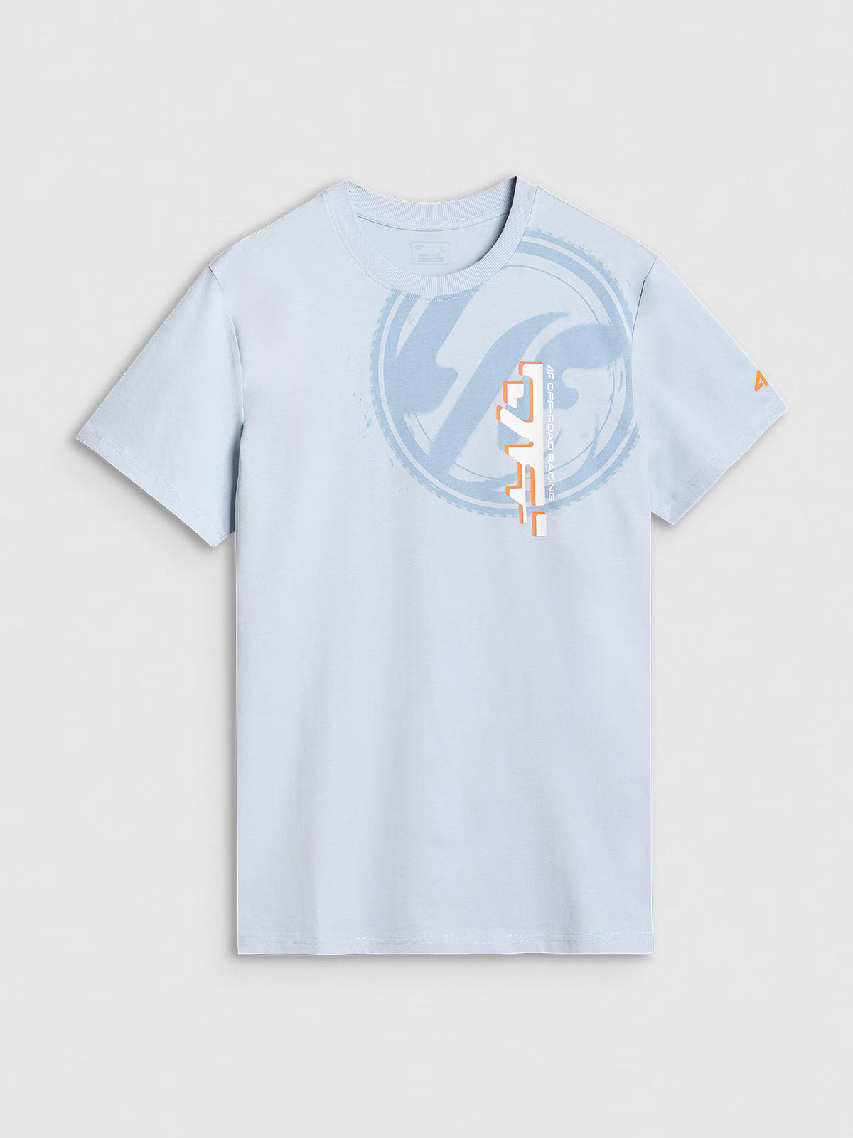 T-shirt regular z nadrukiem męski