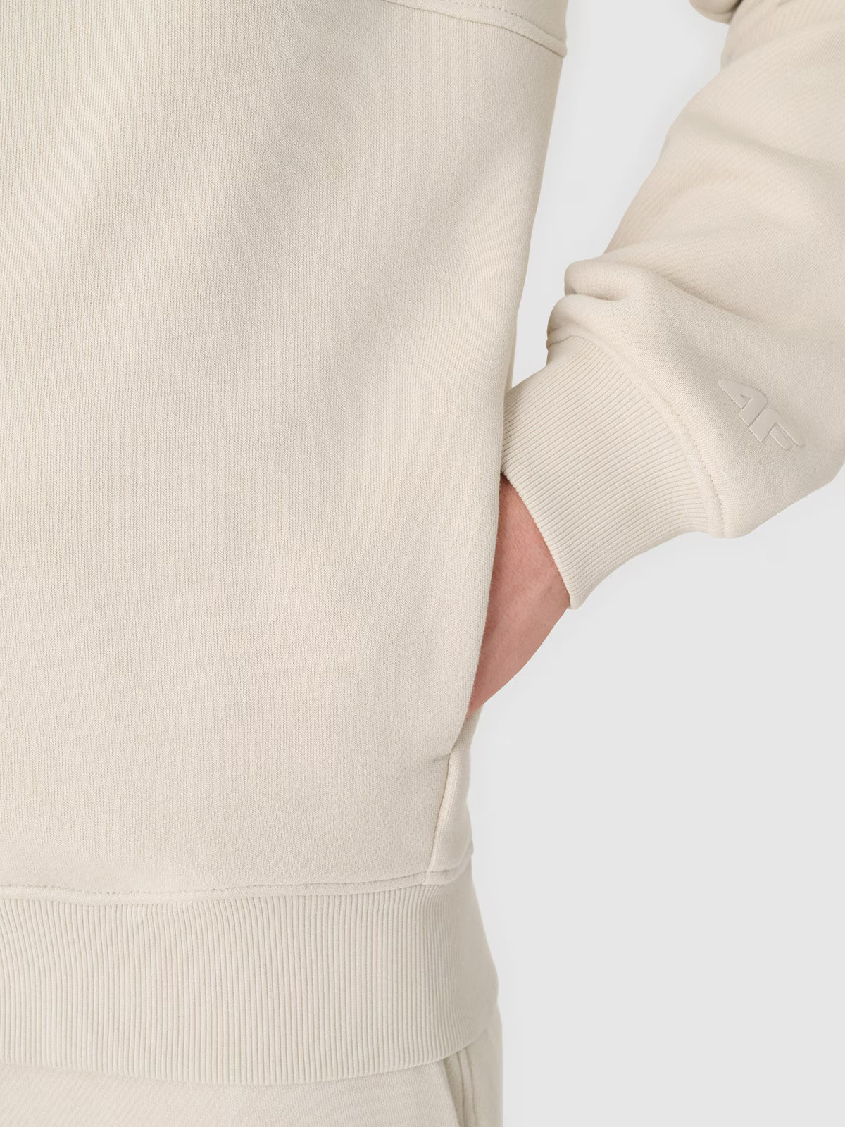 Bluza dresowa rozpinana z kapturem męska