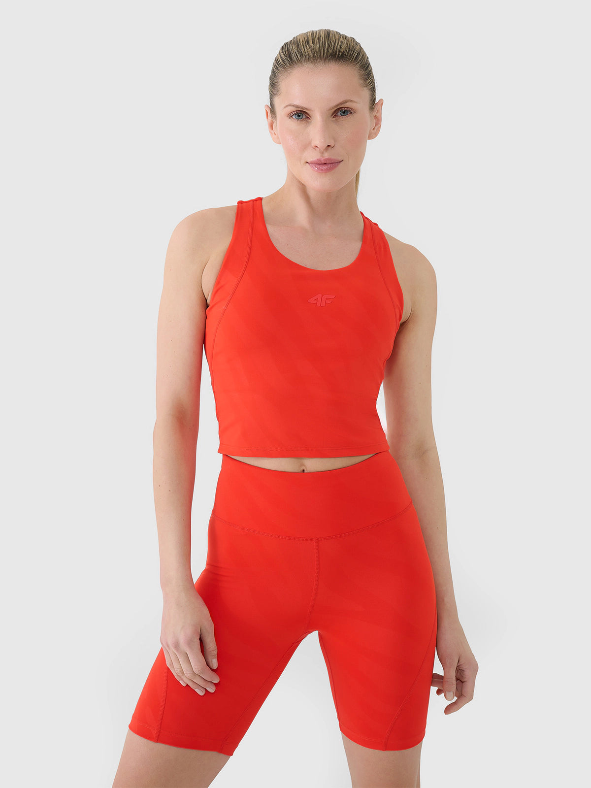 Crop top treningowy szybkoschnący damski