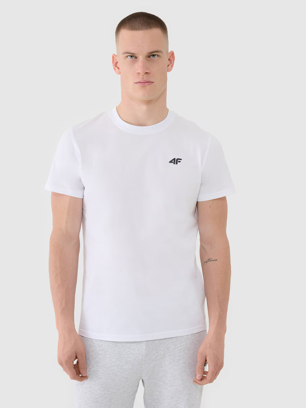 T-shirt regular gładki męski