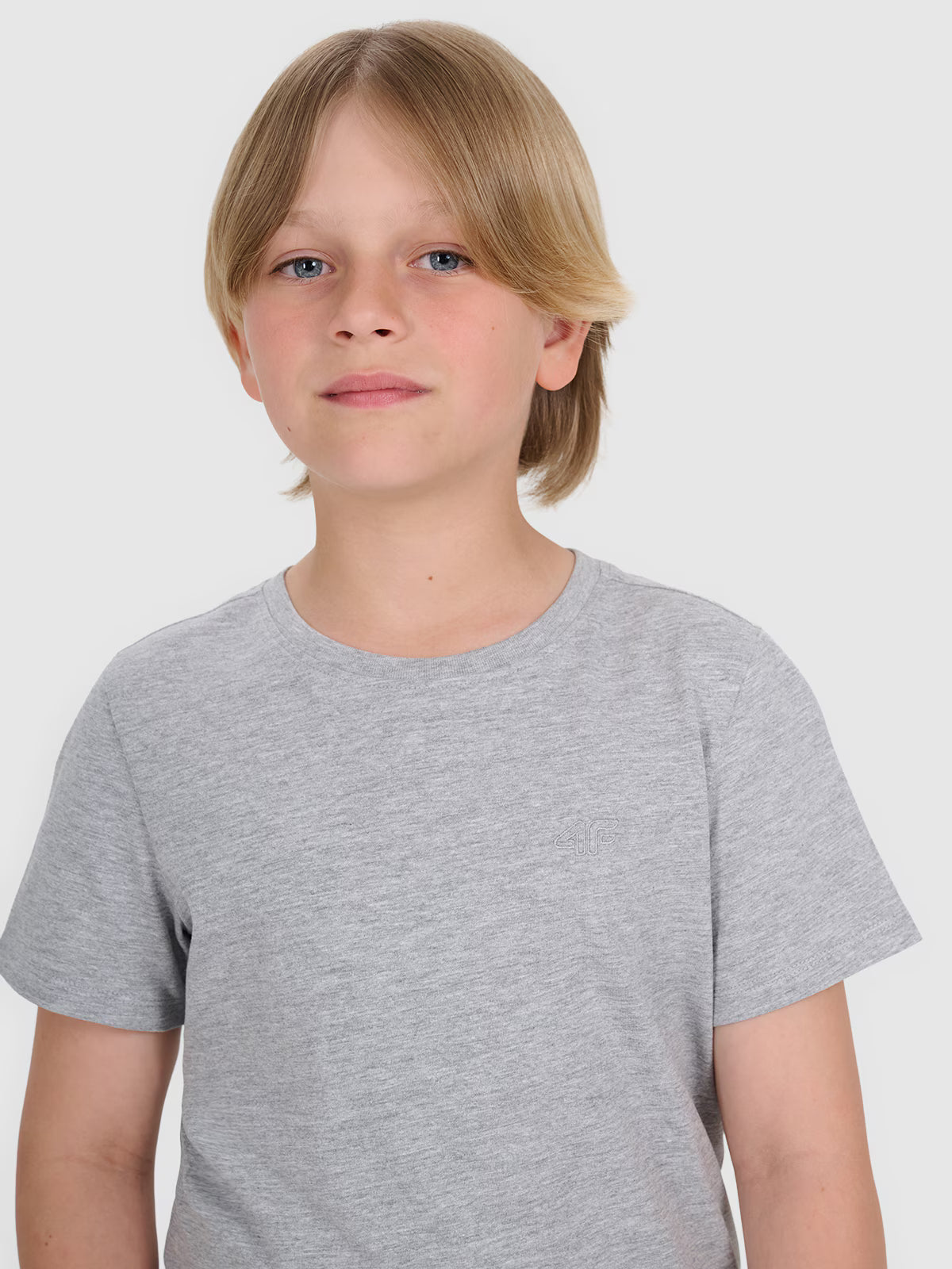T-shirt regular gładki chłopięcy