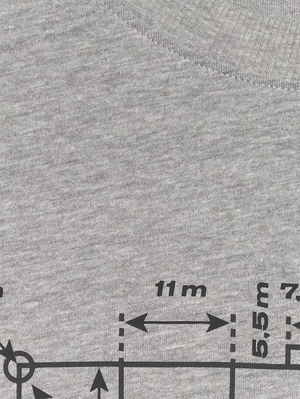 T-shirt oversize z nadrukiem męski