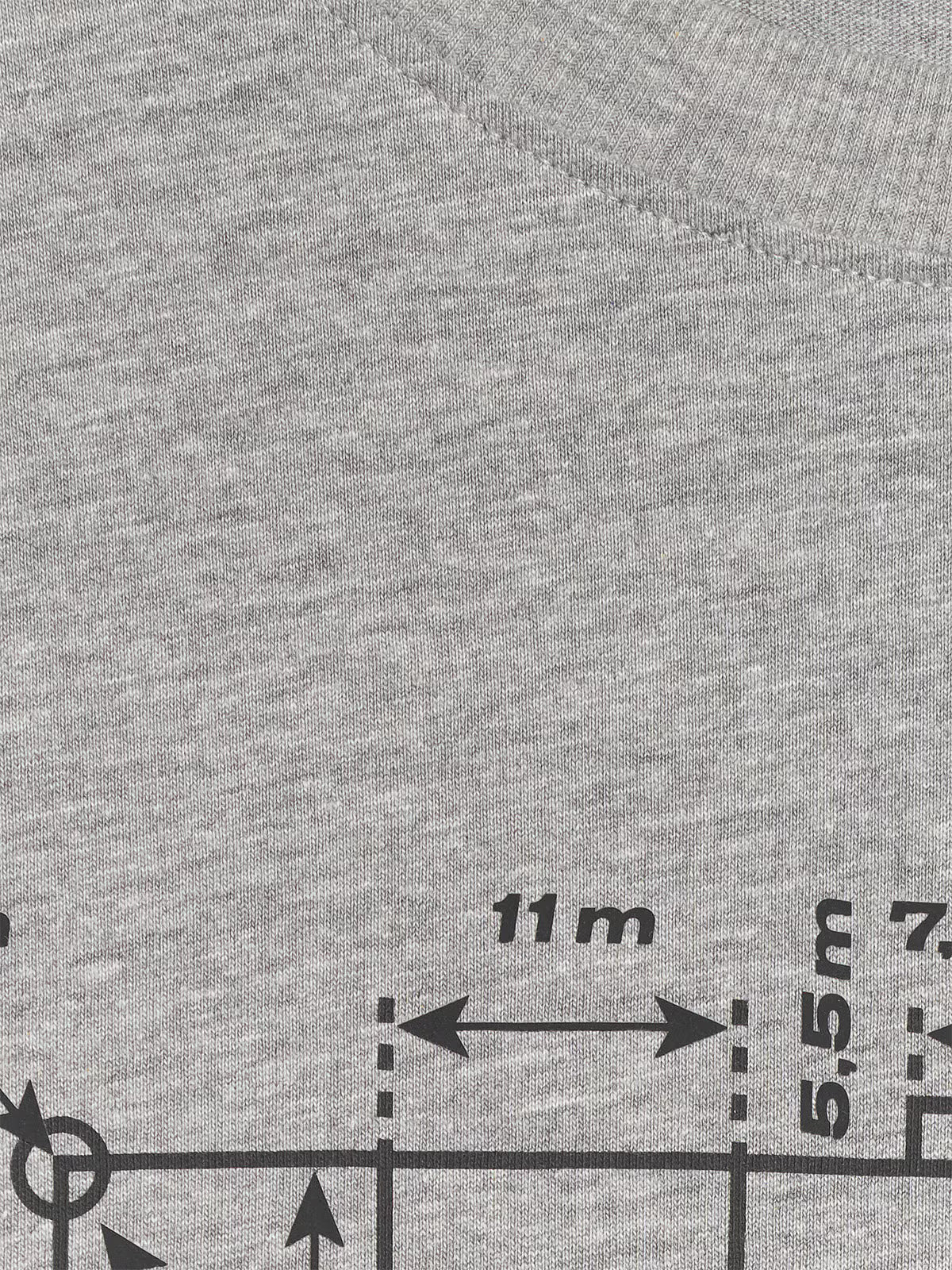T-shirt oversize z nadrukiem męski