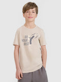 T-shirt regular z nadrukiem chłopięcy