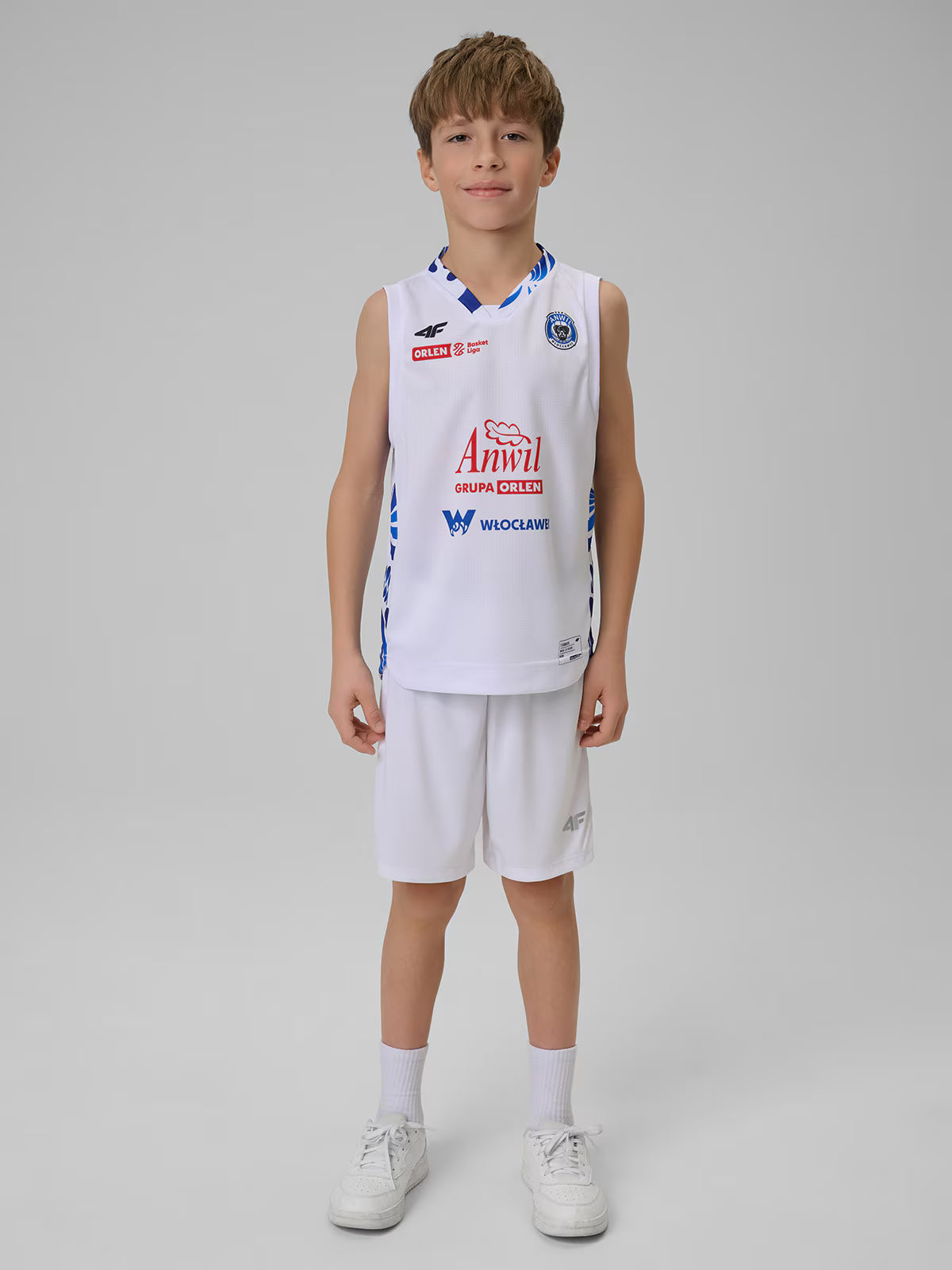 Koszulka meczowa replika domowa z sezonu 2025/26 dziecięca 4F x Anwil Włocławek