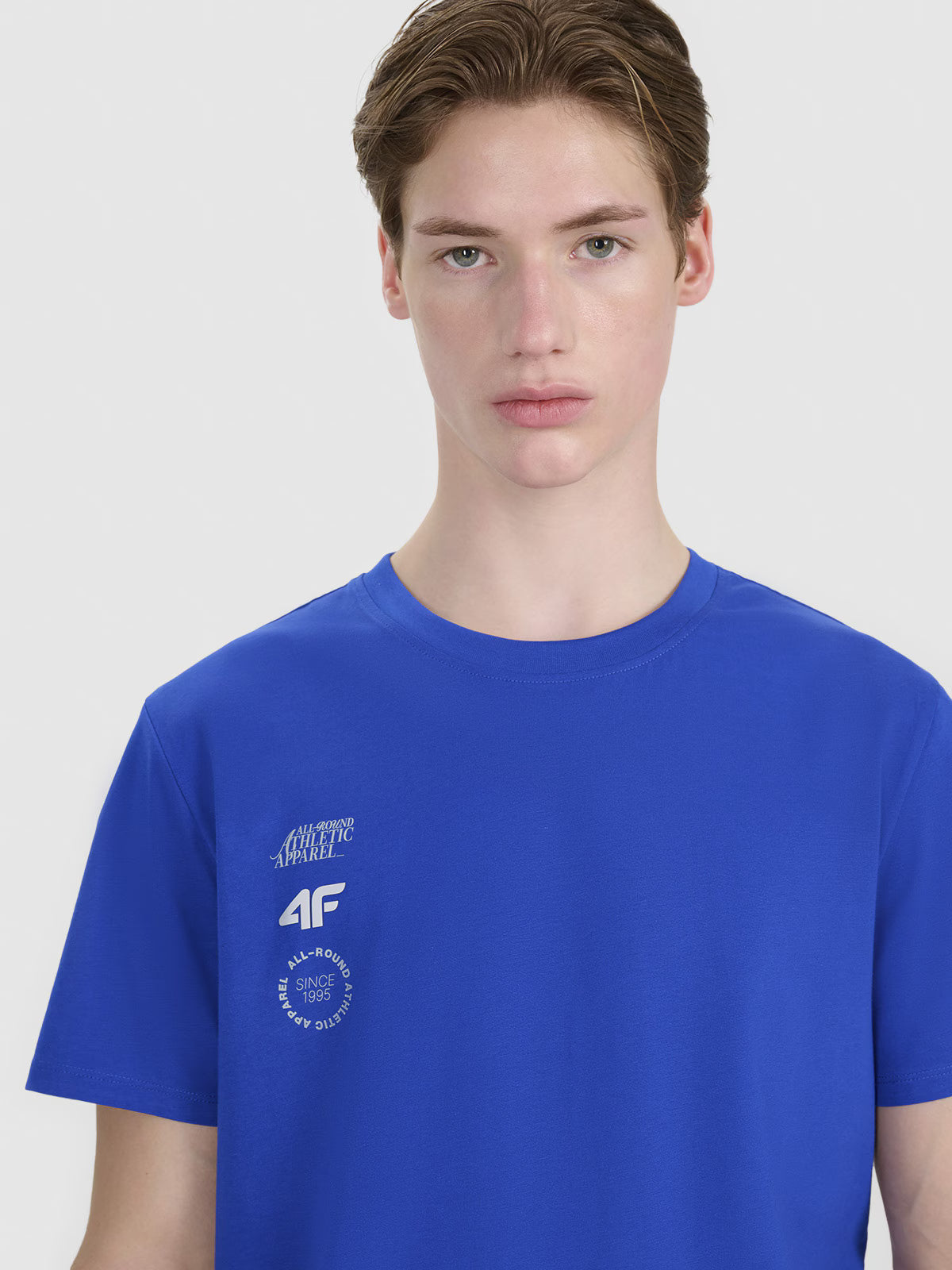 T-shirt regular z nadrukiem męski