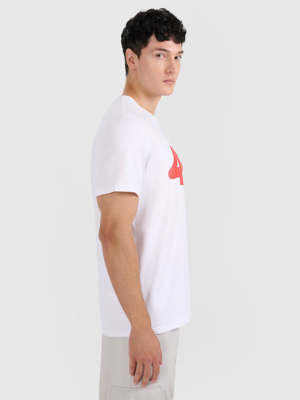 T-shirt regular z nadrukiem męski